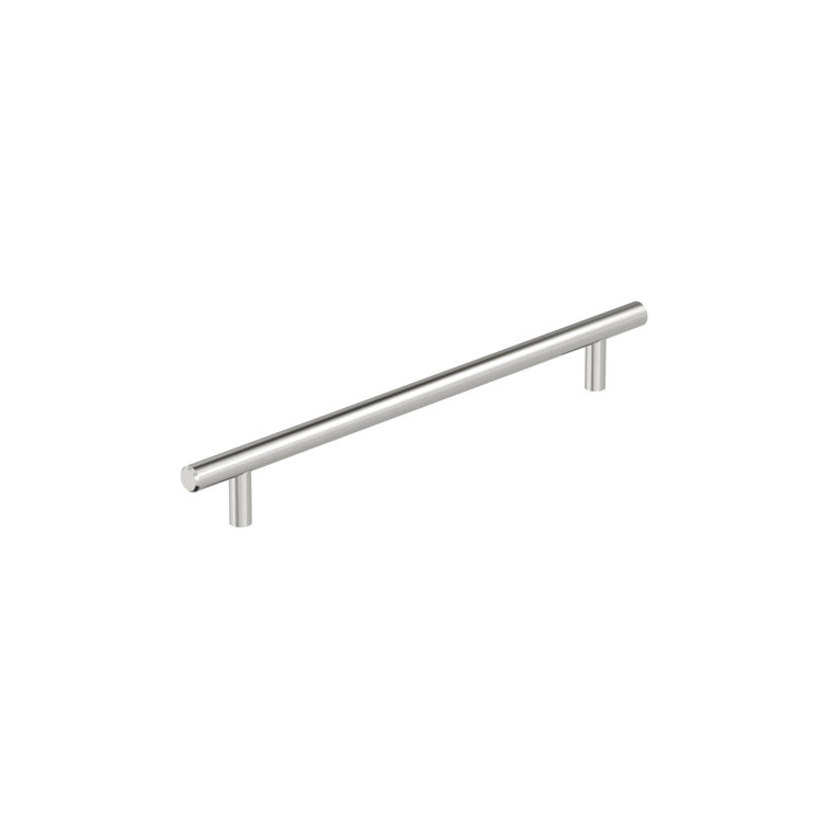 Stainless Steel 8-13/16 Inch Brushed Bar Pull with Mounting Hardware