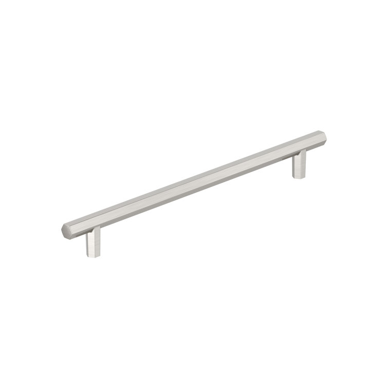Satin Nickel 8-13/16 inch Modern Bar Pull
