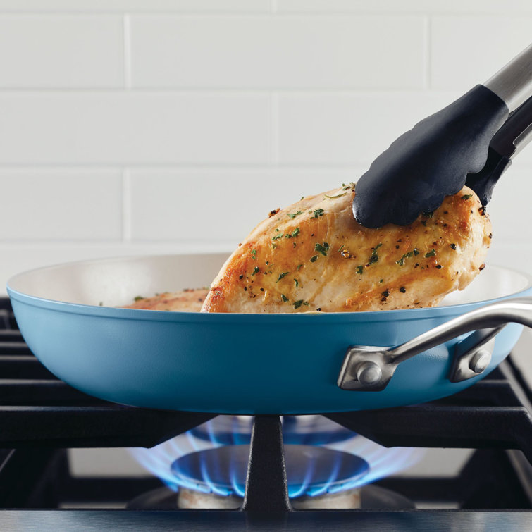 Blue Velvet Hard Anodized Ceramic Nonstick 10-Piece Cookware Set