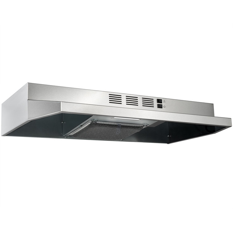 24-Inch Stainless Steel Convertible Under Cabinet Range Hood