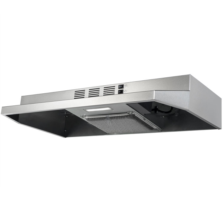 24-Inch Stainless Steel Convertible Under Cabinet Range Hood