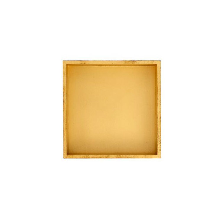 Handcrafted Red and Gold Wooden Napkin Holder