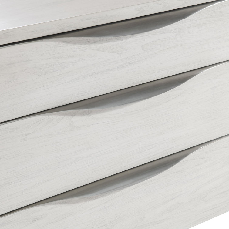 Gray Modern 6-Drawer Soft Close Dresser
