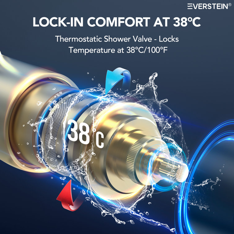 Matte Black Stainless Steel Dual Showerhead System with Handheld
