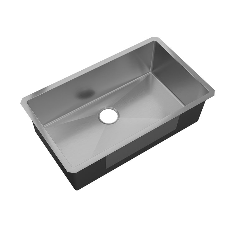 Sinber 32" Stainless Steel Single Bowl Undermount Kitchen Sink