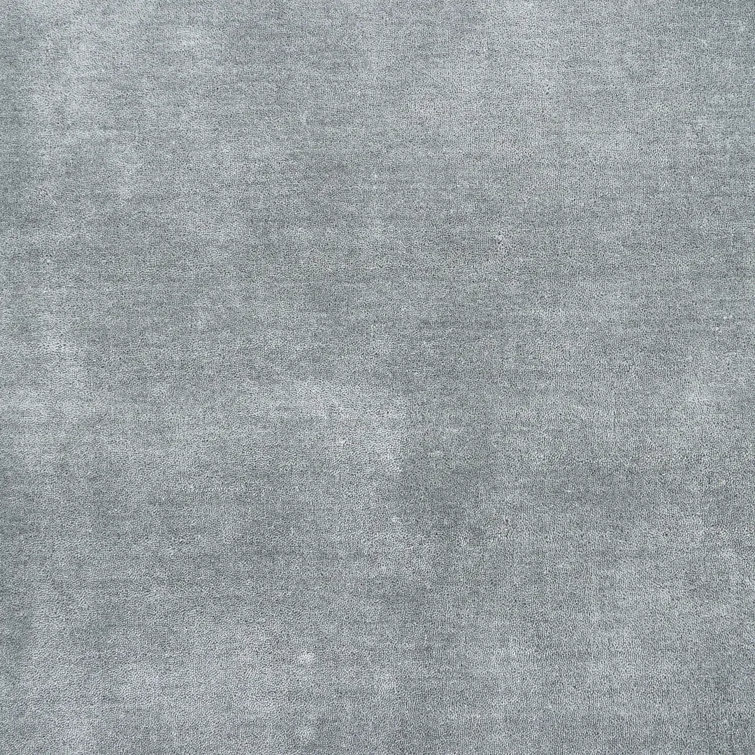 Gray Handmade Wool 8' x 10' Rectangular Area Rug