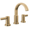 Albion Champagne Bronze Widespread Bathroom Faucet with Lever Handles