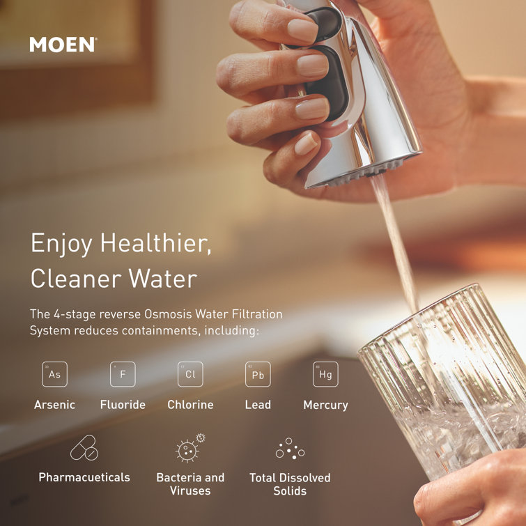 Moen 4-Stage Under Sink Reverse Osmosis Water Filtration System