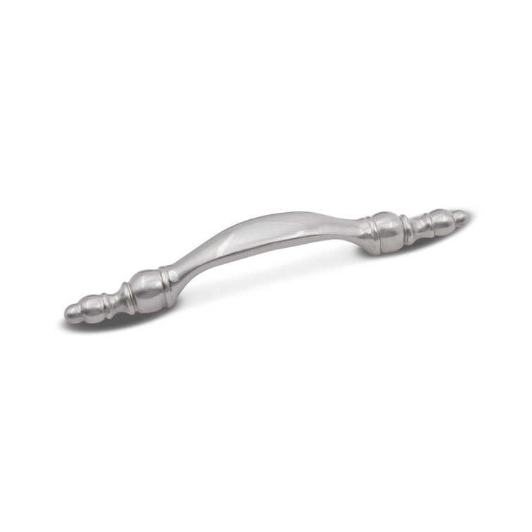 Satin Nickel Brushed Arch Pull with Mounting Hardware