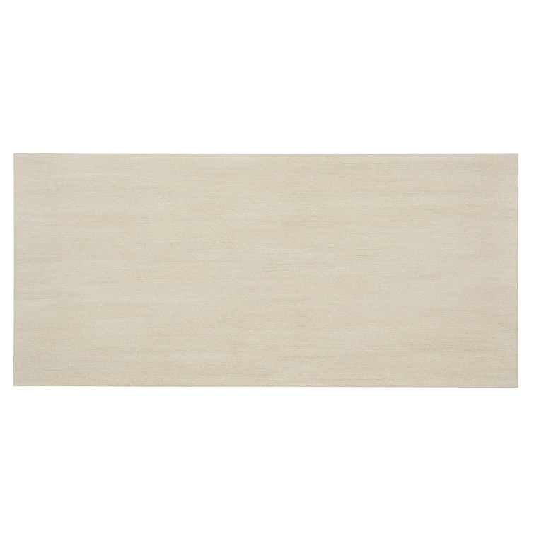 Cream Transitional Wood Home Office Desk with Three Drawers