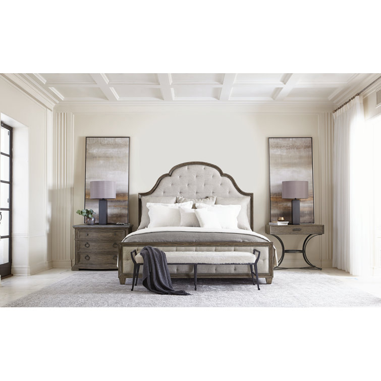 Desert Taupe/Basalt Traditional 3-Drawer Chest with Concrete Top