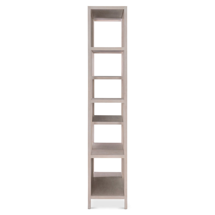 Weathered Bone White Oak Adjustable Kids Bookcase