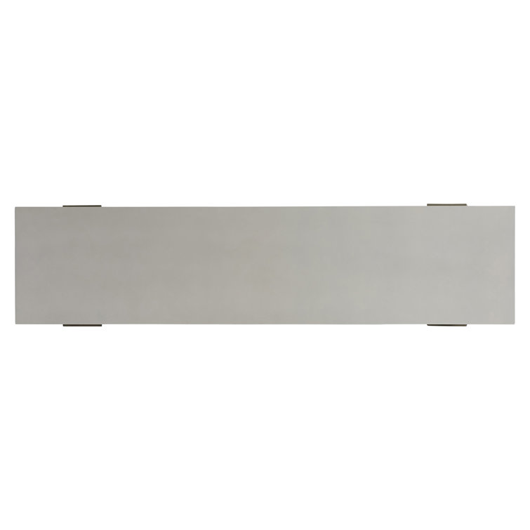 Rochelle Transitional 68'' White Rectangular Console Table with Storage