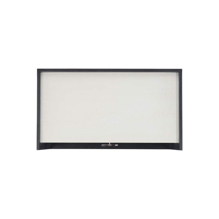 Elegant Transitional 2-Drawer Nightstand in Black and White
