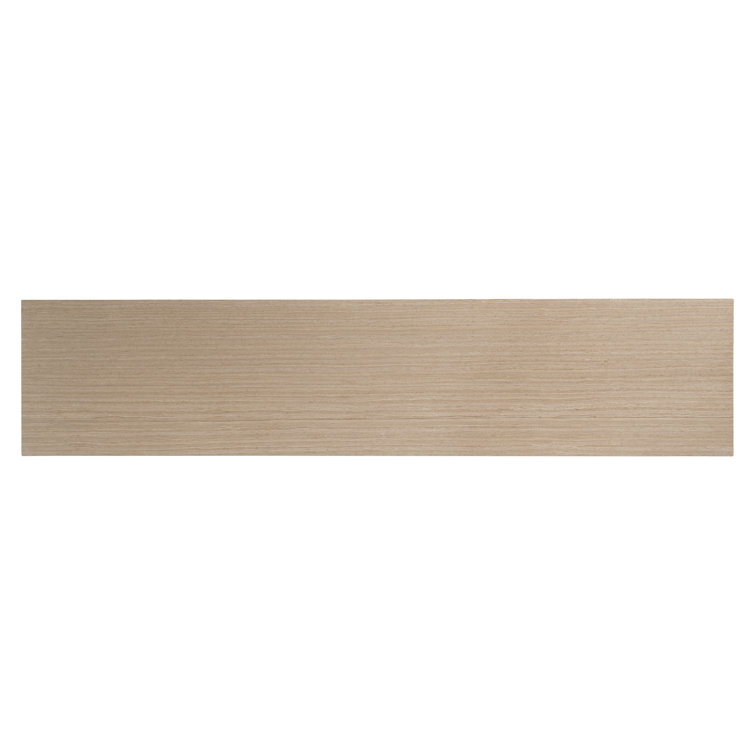 Transitional Modulum 64'' Brown and White Wood-Stone Console Table