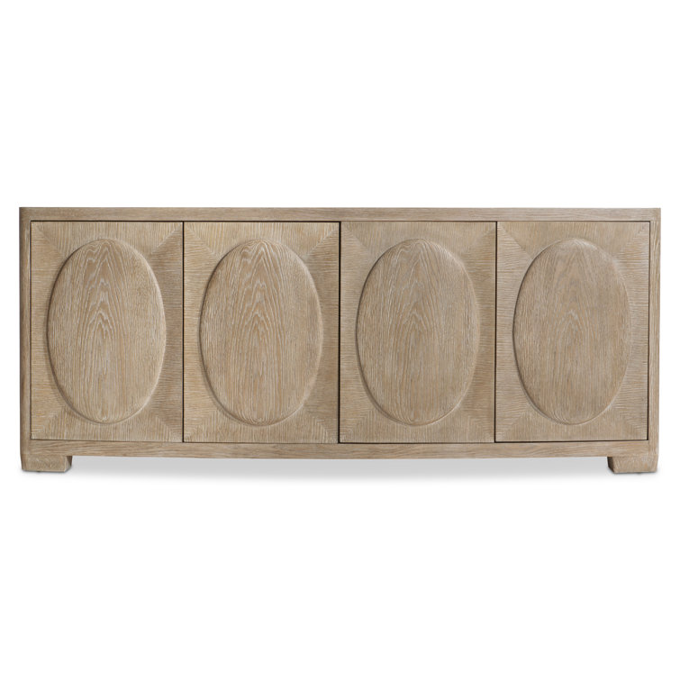 Aventura 78'' Rustic Brown Solid Wood Sideboard