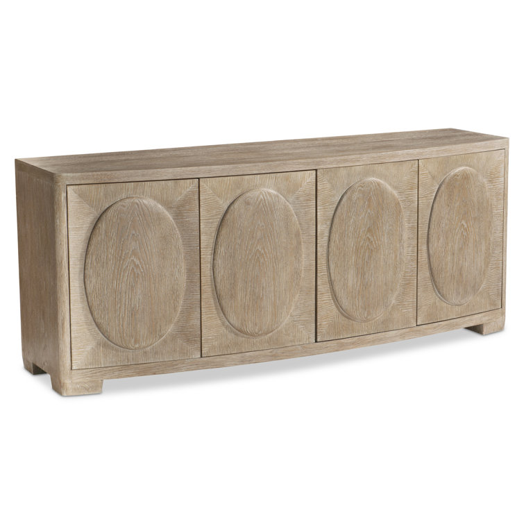 Aventura 78'' Rustic Brown Solid Wood Sideboard