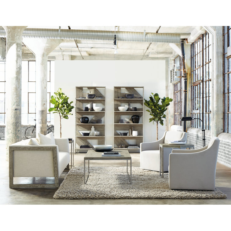 Highland Park Silver-White Adjustable Wood Etagere