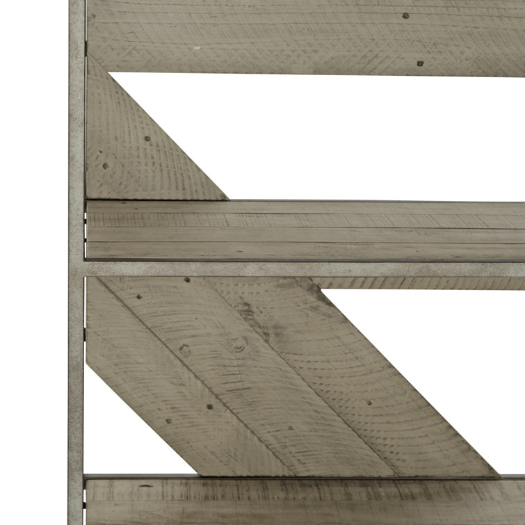 Highland Park Silver-White Adjustable Wood Etagere