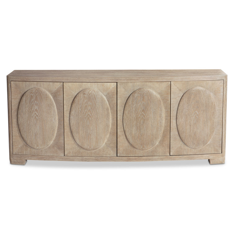 Aventura 78'' Rustic Brown Solid Wood Sideboard