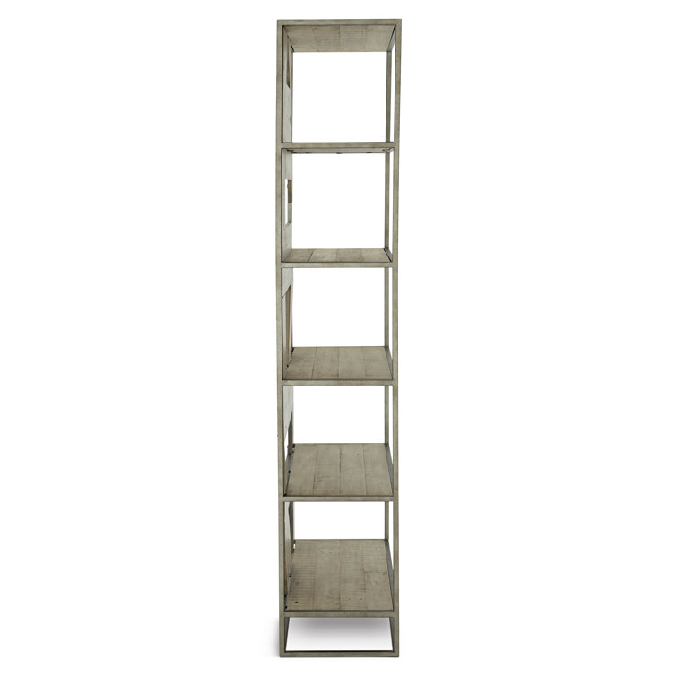 Highland Park Silver-White Adjustable Wood Etagere