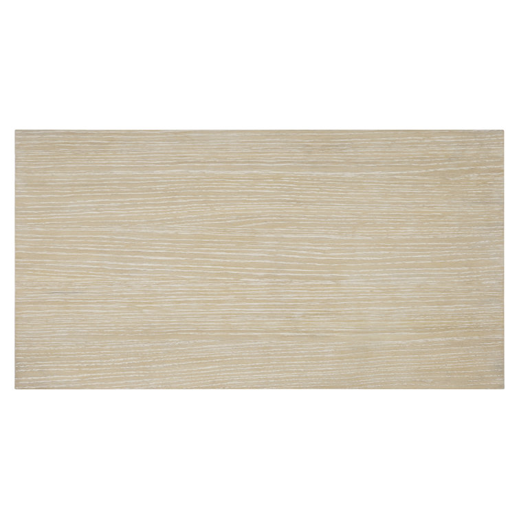 Transitional Beige Ash and Oak 3-Drawer Nightstand with USB Charger