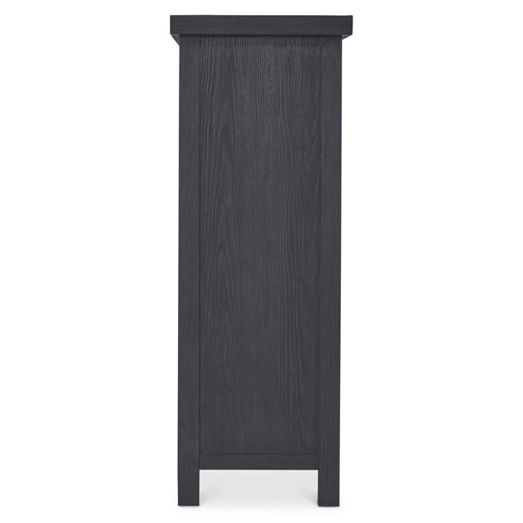 Trianon Contemporary 5-Drawer Black Dresser with Soft Close