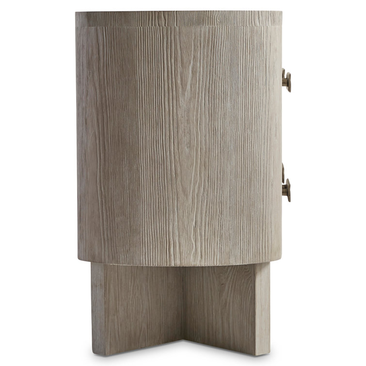 Trianon Contemporary Gris Finish 6-Drawer Dresser with X-Shaped Bases