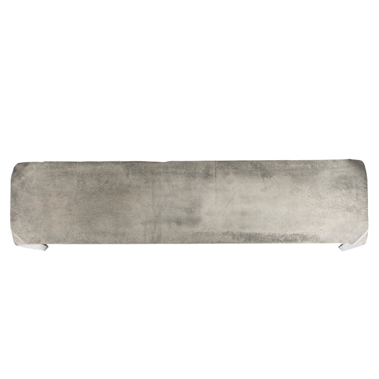 Eccentric Cast Aluminum and Steel 64" Console Table