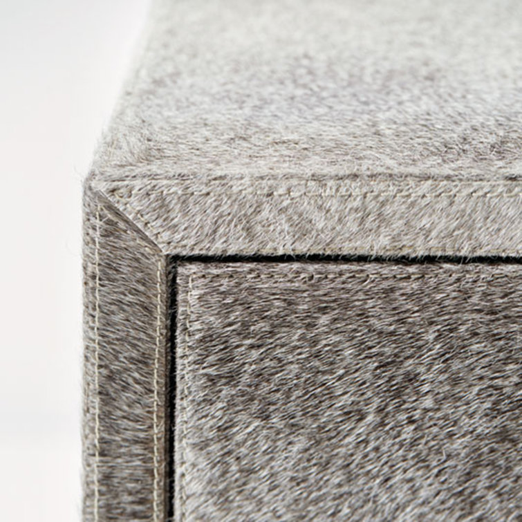 Transitional Beige 3-Drawer Dresser with Felt-Lined Storage