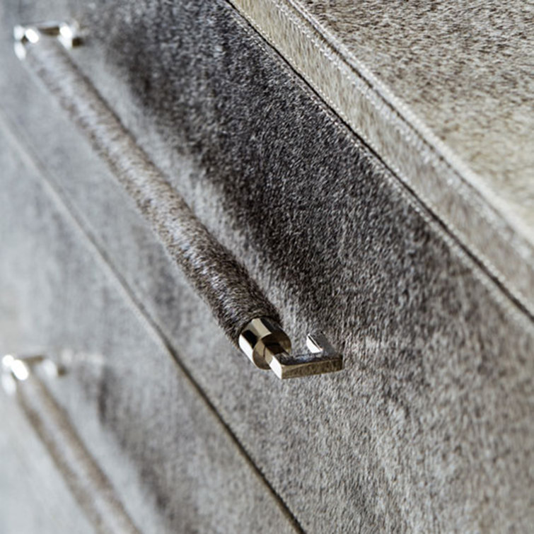 Transitional Beige 3-Drawer Dresser with Felt-Lined Storage