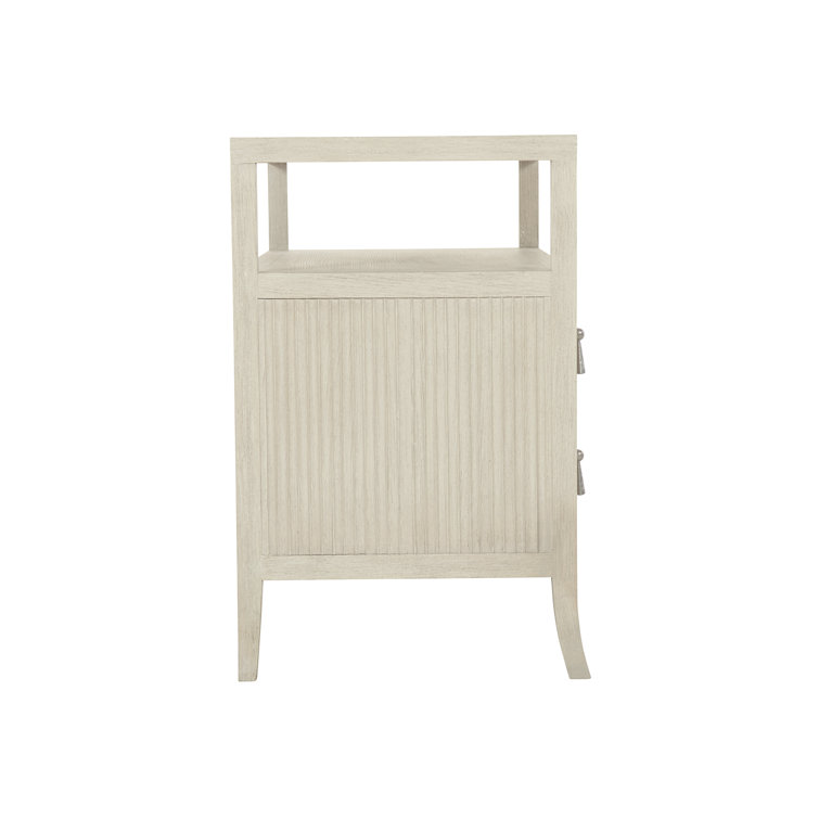 East Hampton Cream Transitional Bachelor's Chest with Beaded Drawers