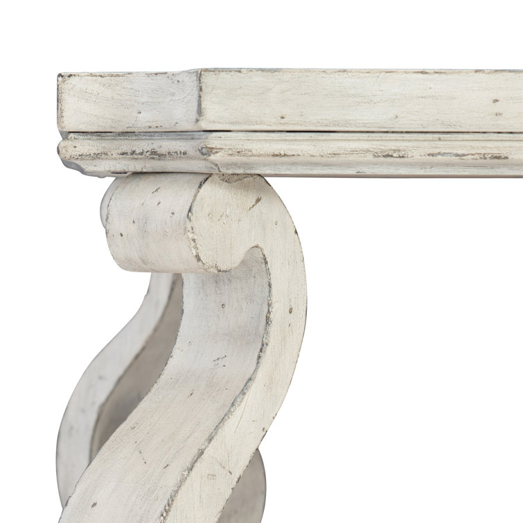 Off-White French Country Wood Storage Coffee Table