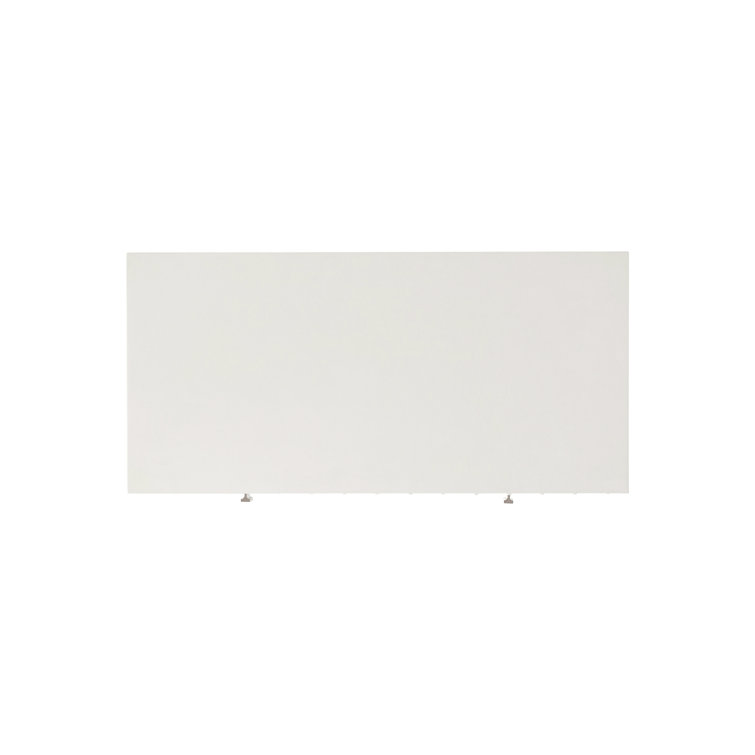Modulum Fluted 2-Drawer Nightstand in White Adobe with USB Charger