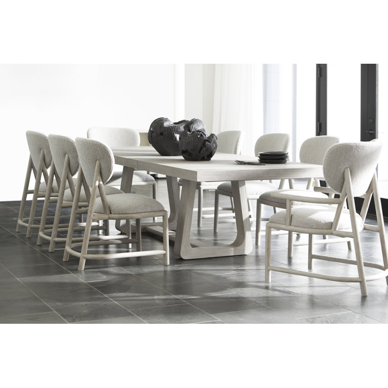 Trianon Gray Wood Upholstered Side Chair 22"W x 28.38"D x 38.25"H