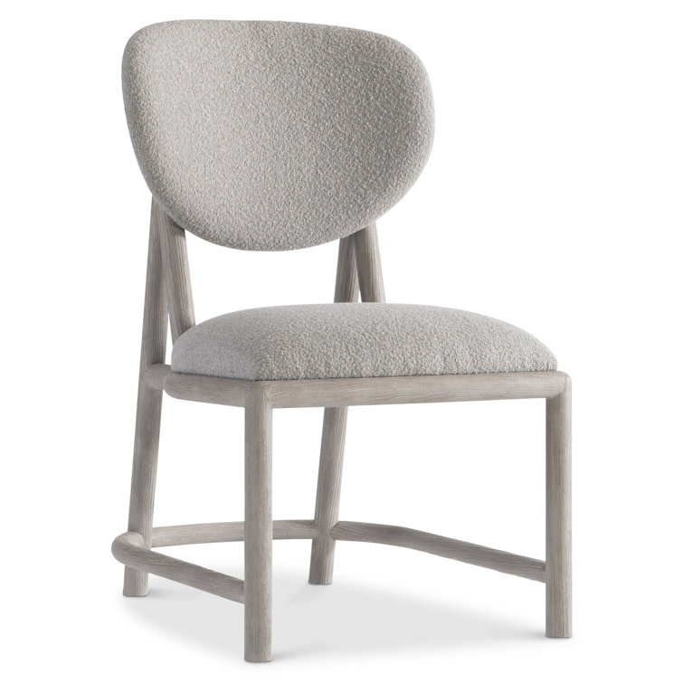 Trianon Gray Wood Upholstered Side Chair 22"W x 28.38"D x 38.25"H
