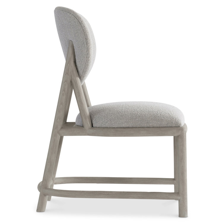 Trianon Gray Wood Upholstered Side Chair 22"W x 28.38"D x 38.25"H