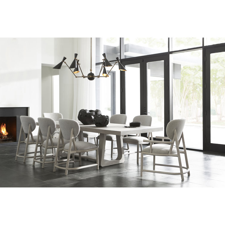 Trianon Gray Wood Upholstered Side Chair 22"W x 28.38"D x 38.25"H