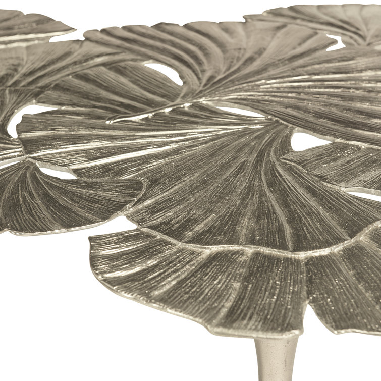Annabella Satin Nickel Free Form Coffee Table