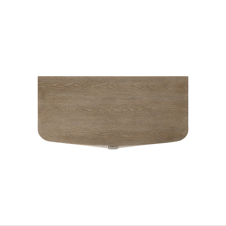 Aventura Transitional Brown 2-Drawer Nightstand with USB Ports