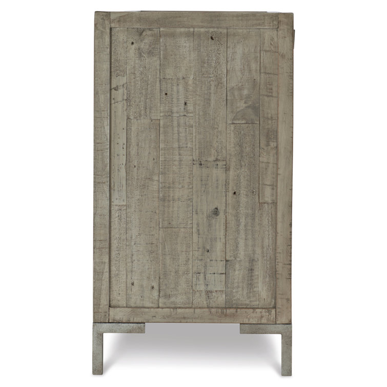 Shaw Transitional 64'' Gray Reclaimed Pine Sideboard