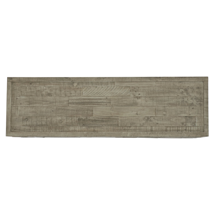 Shaw Transitional 64'' Gray Reclaimed Pine Sideboard