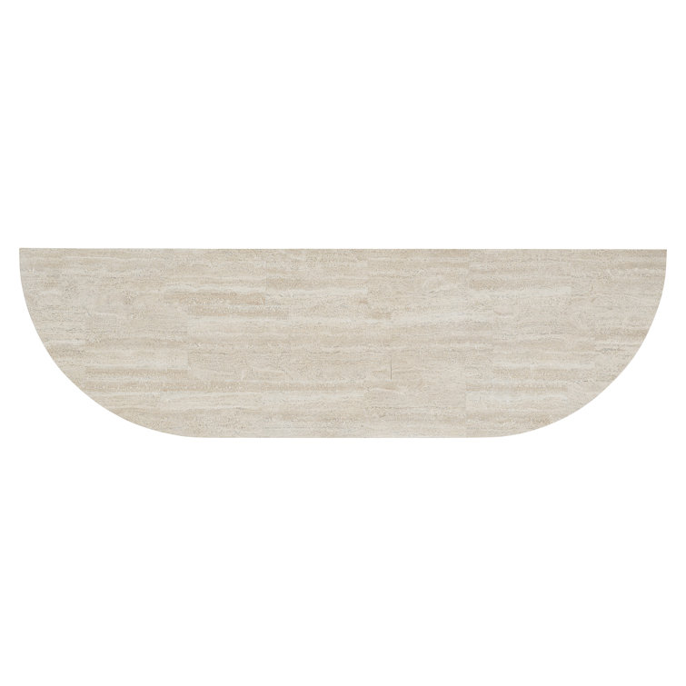 Berkshire 54'' Beige Stone Top Console Table