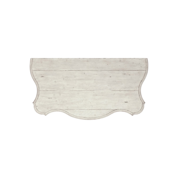 Mirabelle Off-White Pine 3-Drawer French Country Nightstand