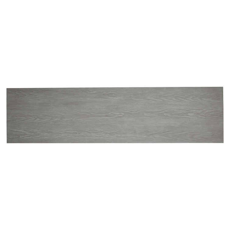 Trianon Contemporary Beige Pine Sideboard with Aluminum Accents