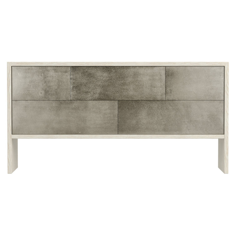 Lowe Transitional Cream 5-Drawer Dresser in Jicama Finish