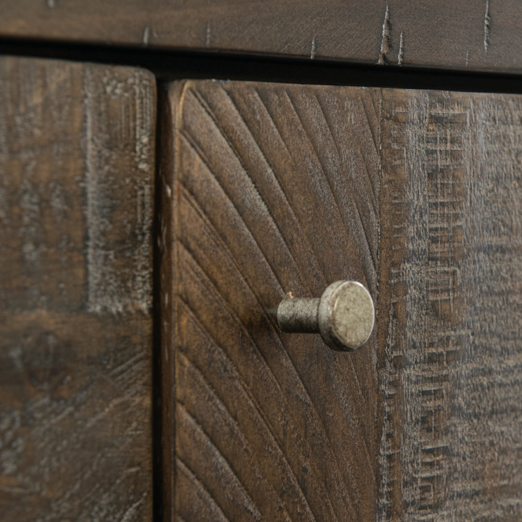 Payson Transitional 64'' Brown Solid Pine Sideboard