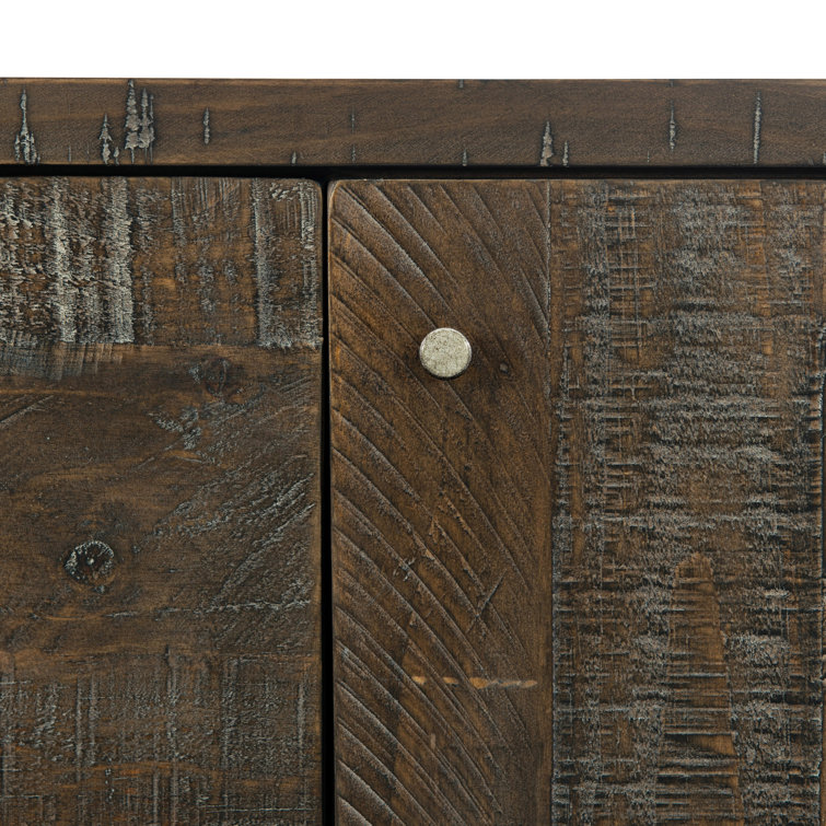 Payson Transitional 64'' Brown Solid Pine Sideboard