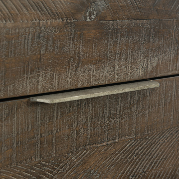 Payson Transitional 64'' Brown Solid Pine Sideboard