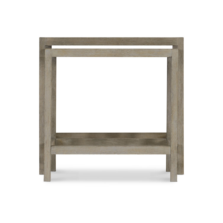 Gray Oak and Metal Rectangular Nesting Tables